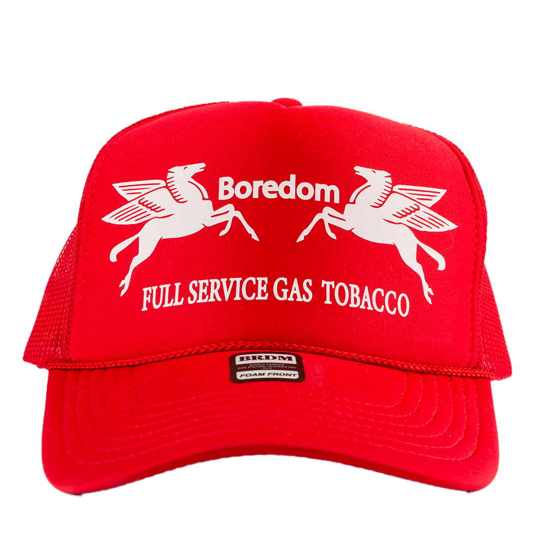 Gas Station Trucker Hat - Hot Tamale