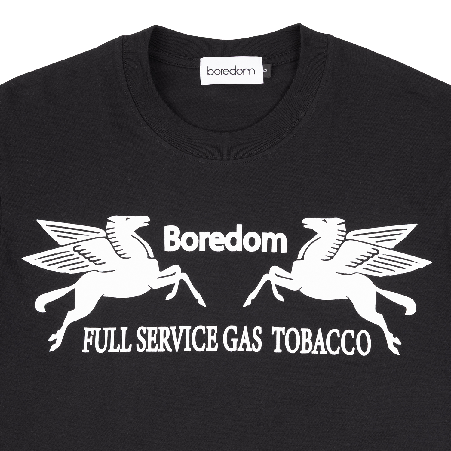 Boredom Gas Station T-Shirt - Black
