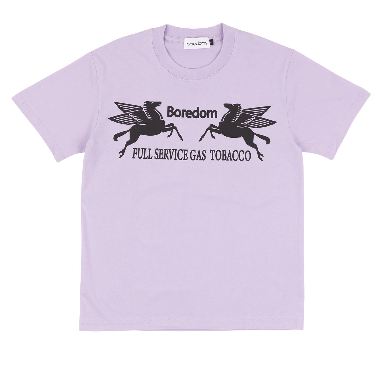 Boredom Gas Station T-Shirt - Light Lavender