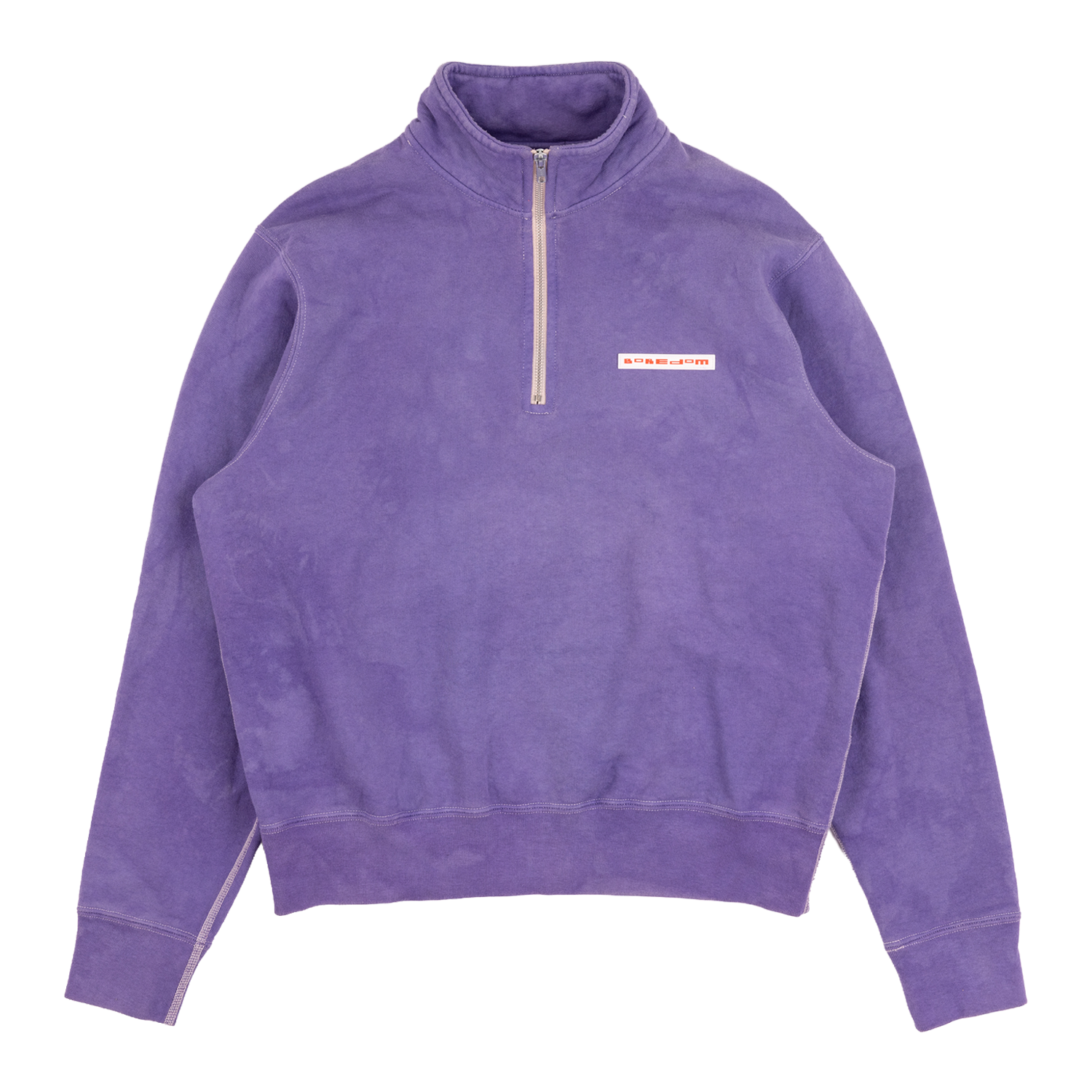 Boredom Bucket Blank Quarter Zip - Purple