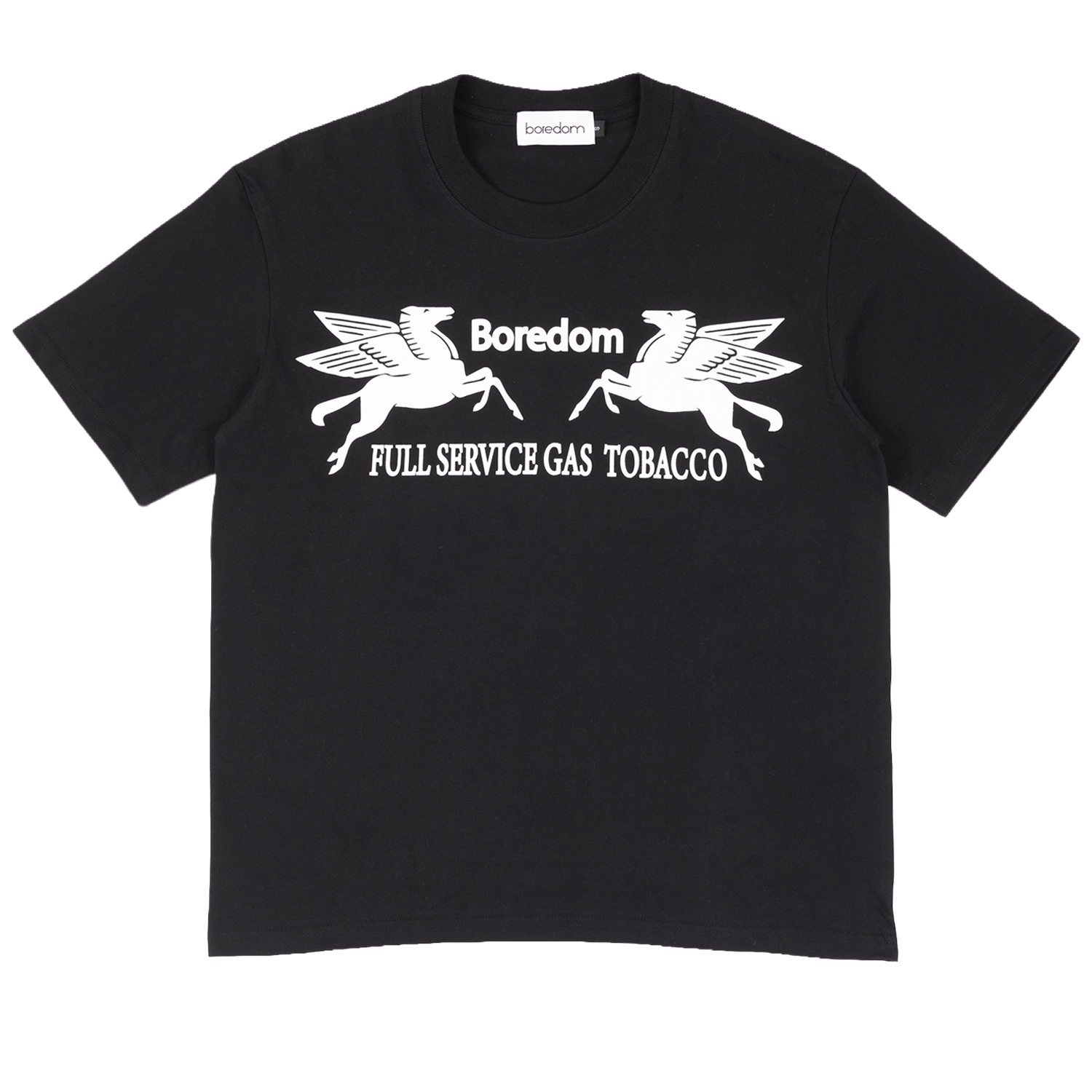 Boredom Gas Station T-Shirt - Black