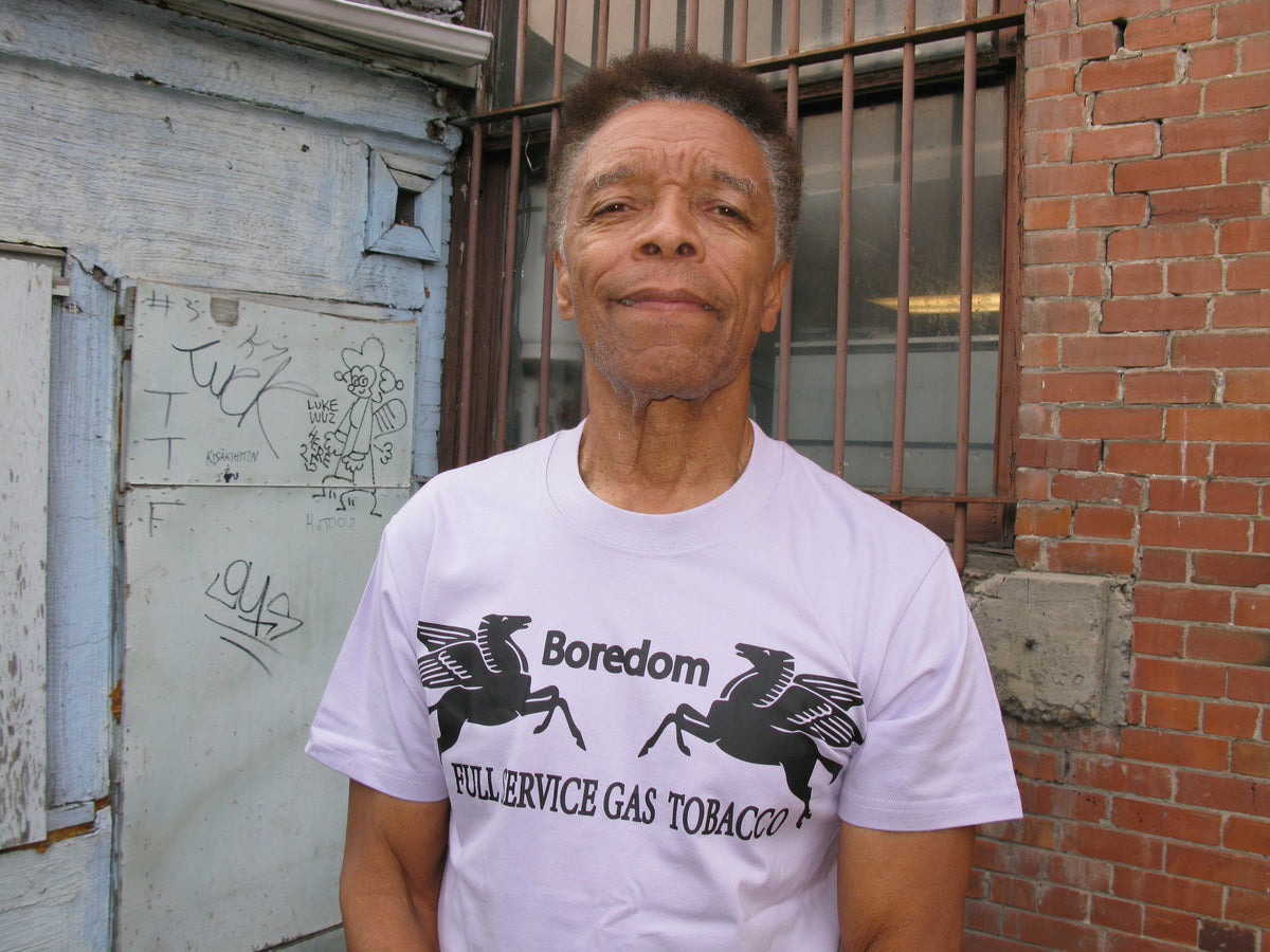 Boredom Gas Station T-Shirt - Light Lavender