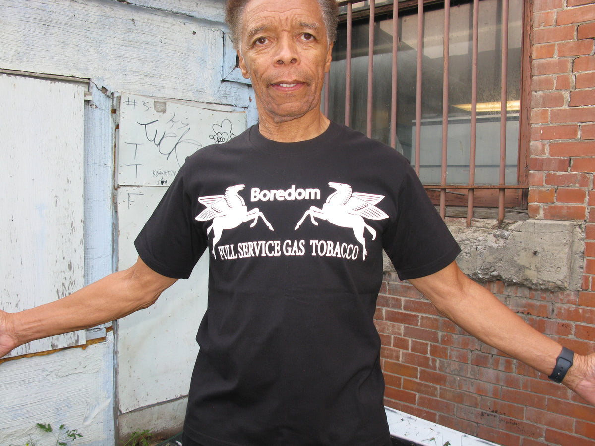 Boredom Gas Station T-Shirt - Black
