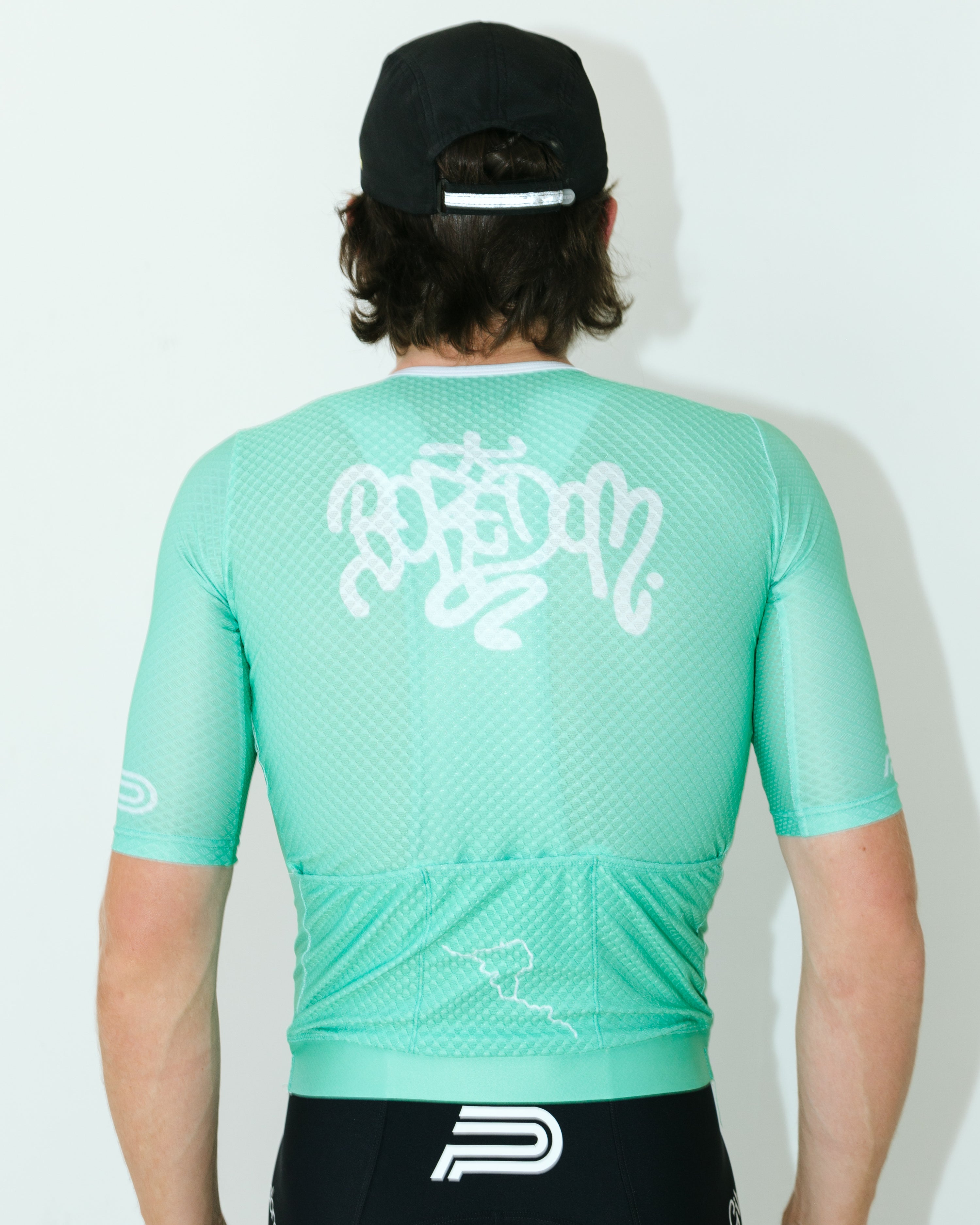 Passion Project Zipless Mesh Jersey - Mint / White