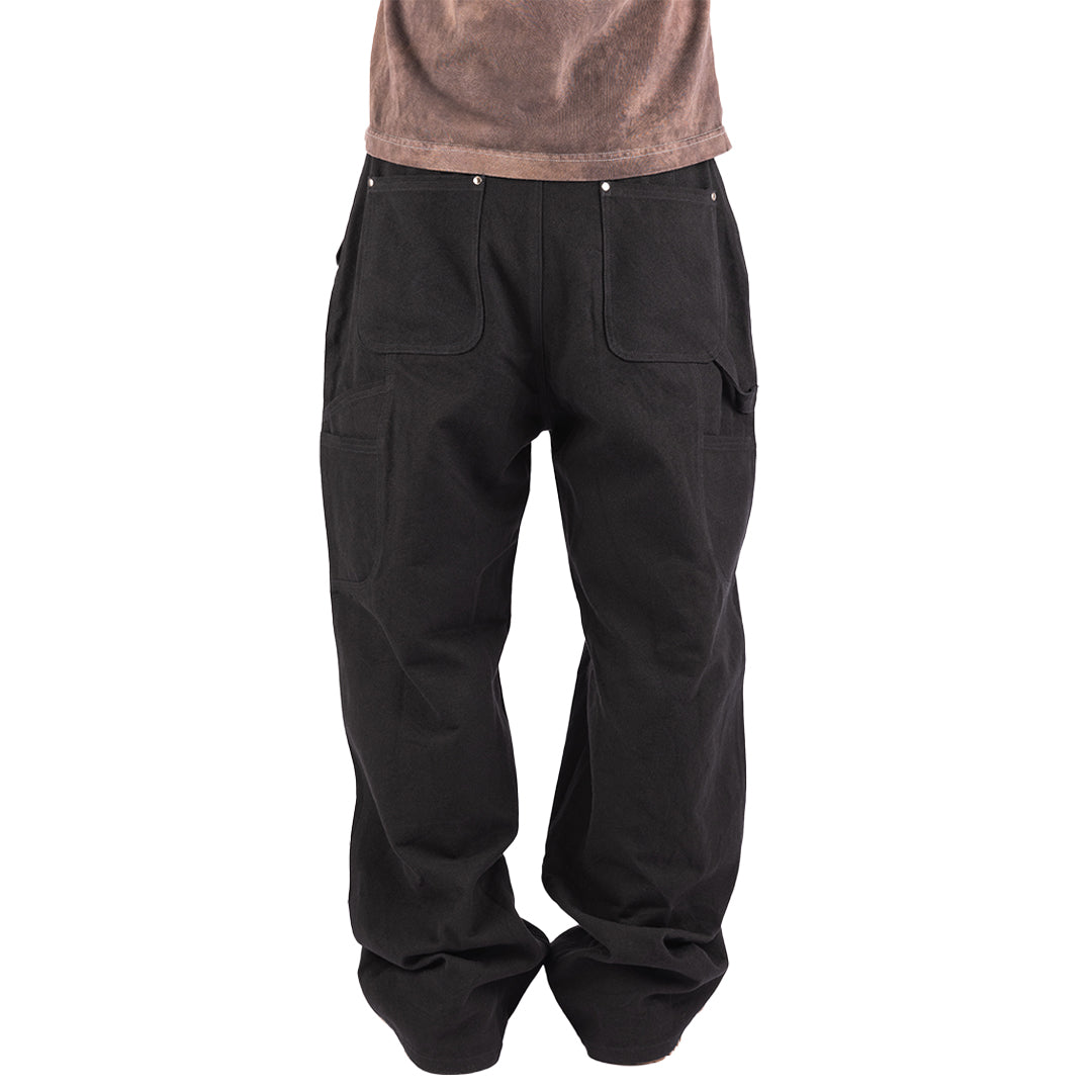 Pleated Work Day Pant - Black