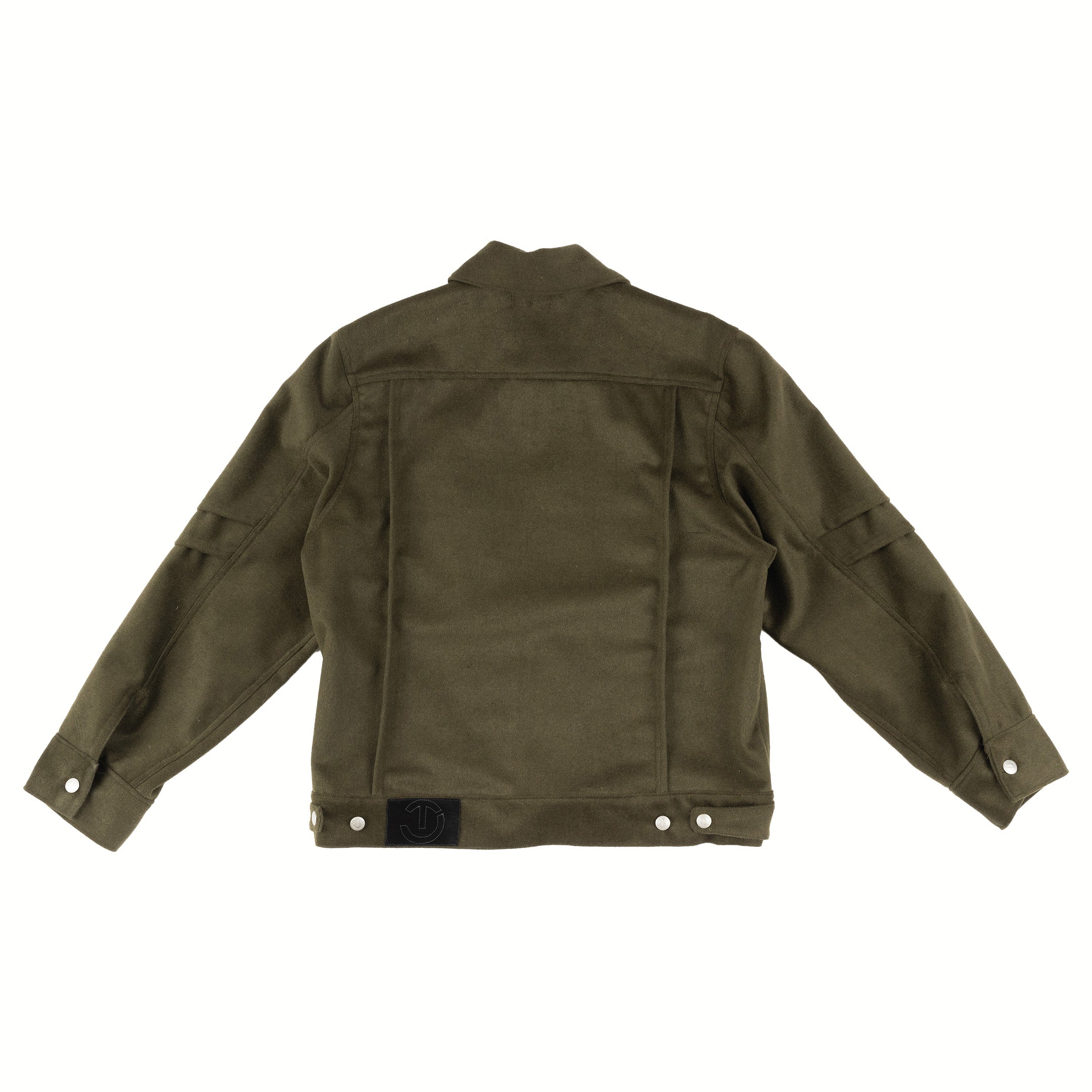 JT Wool Trucker Jacket - Olive