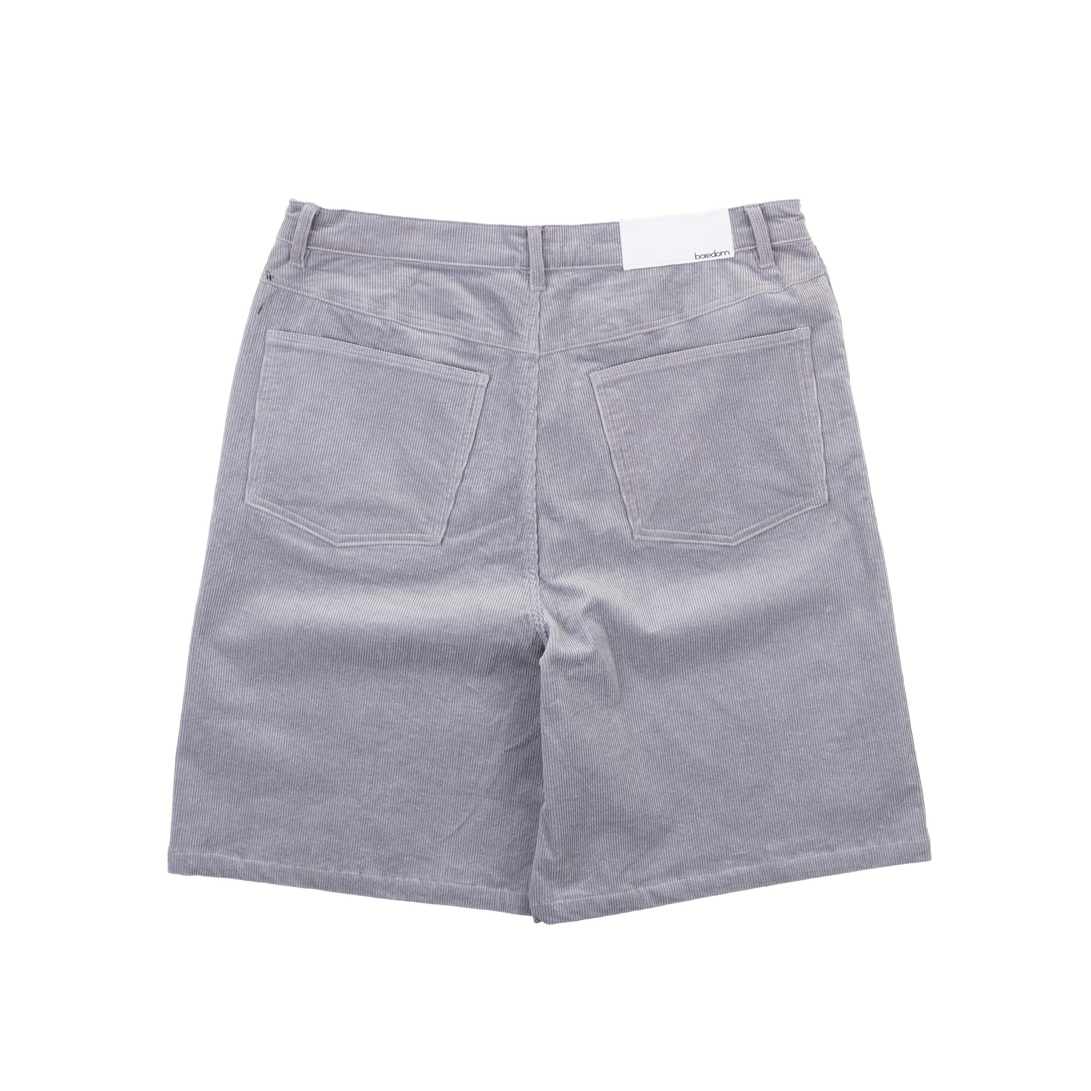 Air Brushed Corduroy Shorts - Nickel