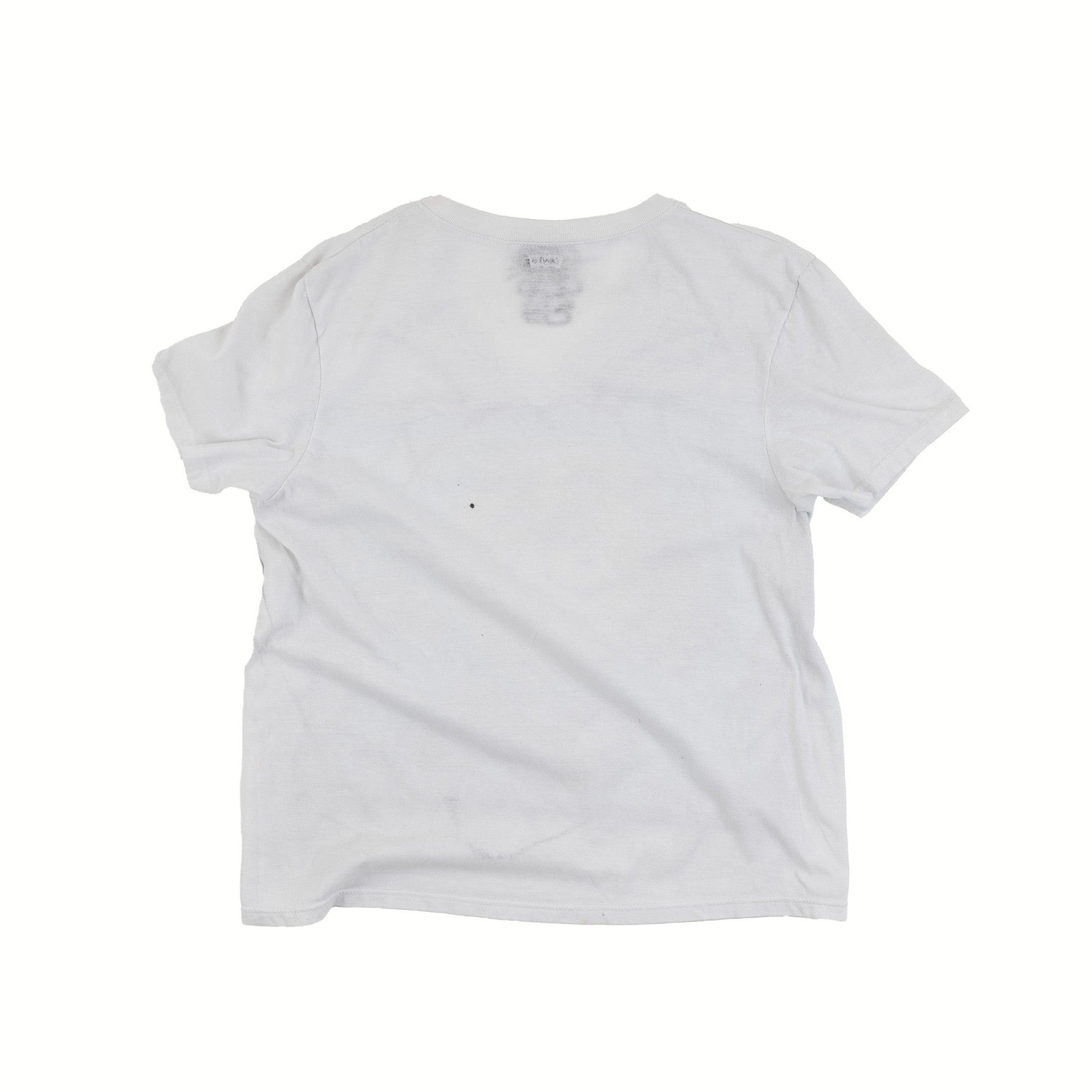 Painted V-Neck Shirt - White