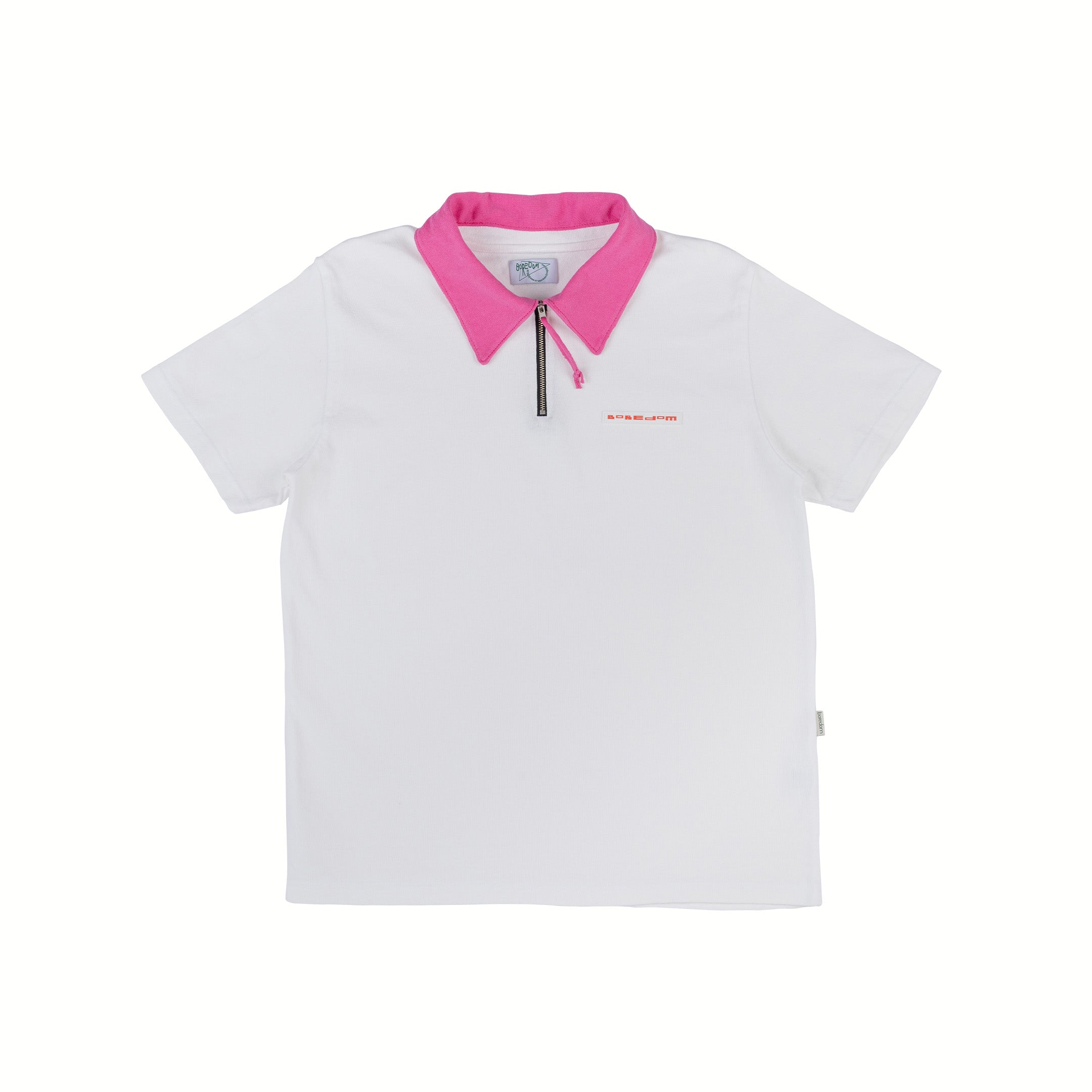 Heavyweight Re-Work Polo - Barbie - L