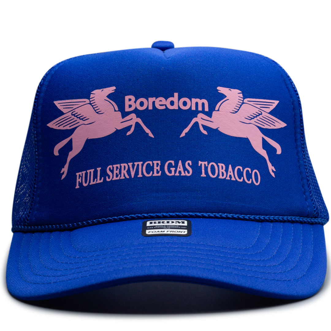 Gas Station Trucker Hat - Bubble Gum