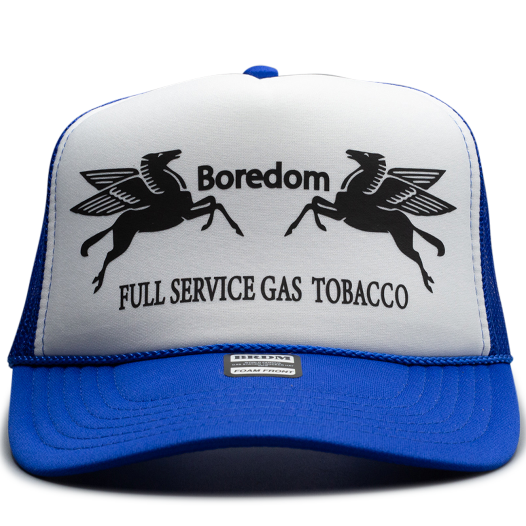 Gas Station Trucker Hat - Blackberry Fountain Drink