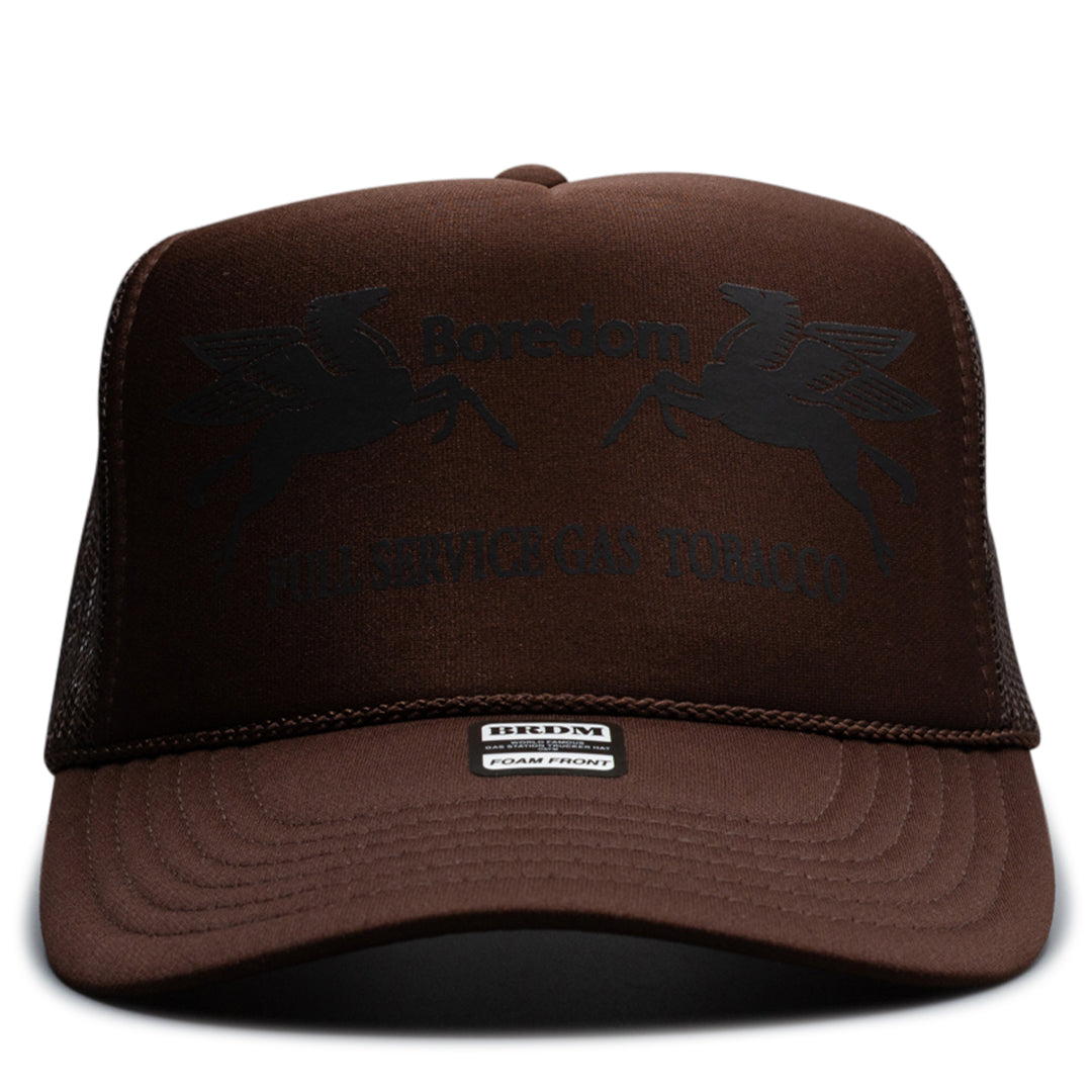 Gas Station Trucker Hat - Baker's Chocolate