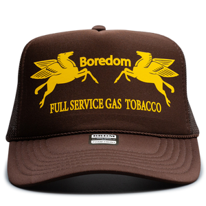 Gas Station Trucker Hat - Moldy Banana