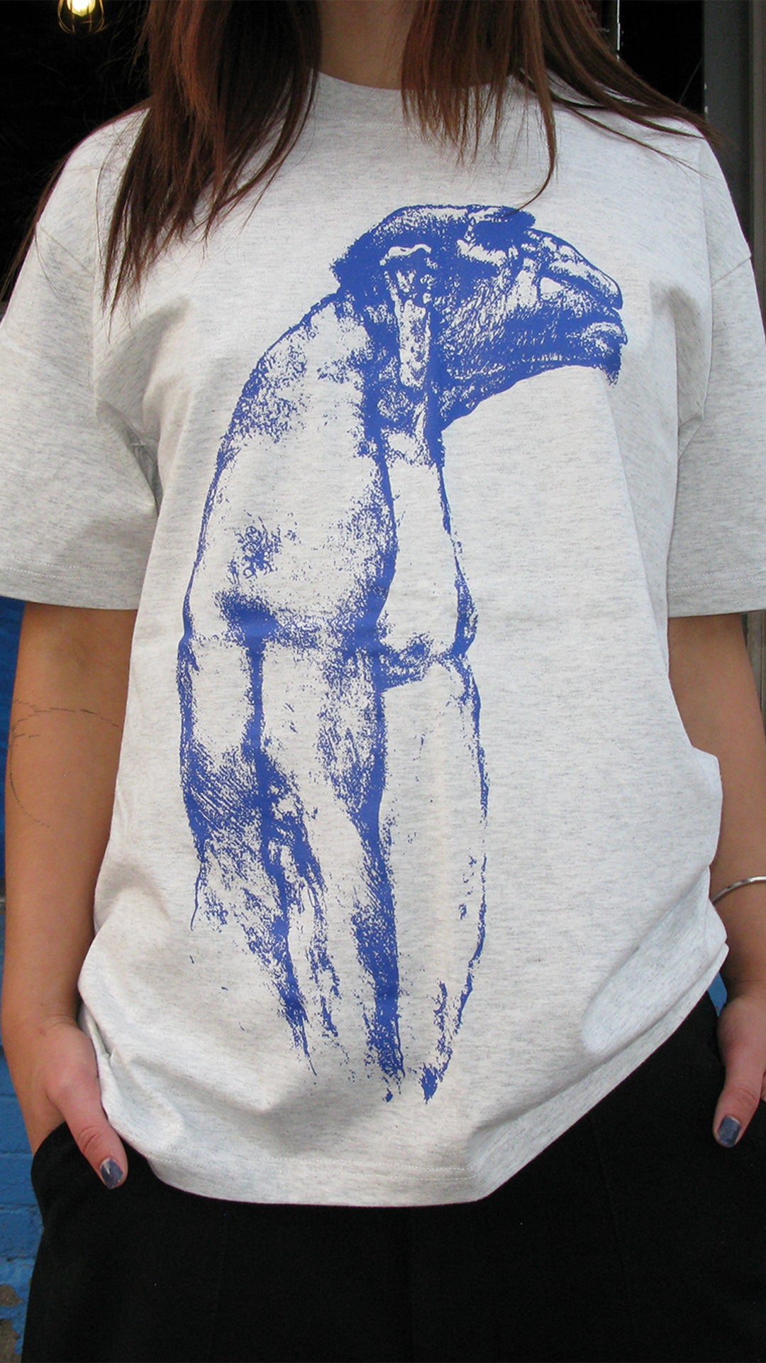 Boredom Giant T-Shirt-Grey