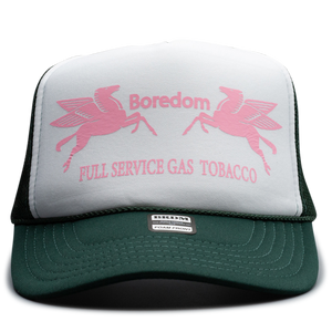 Gas Station Trucker Hat - Carnation