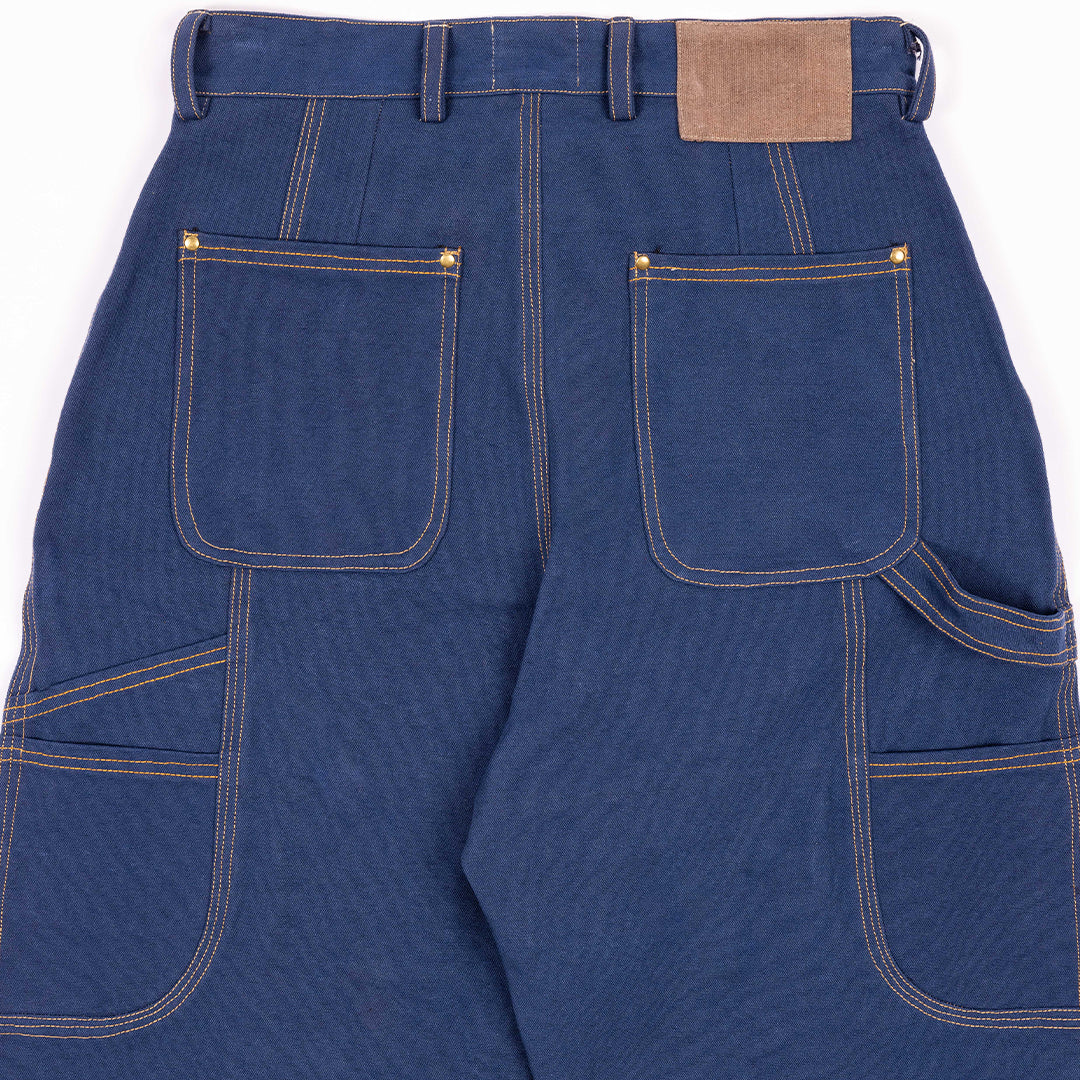 Pleated Work Day Pant - Navy Blue