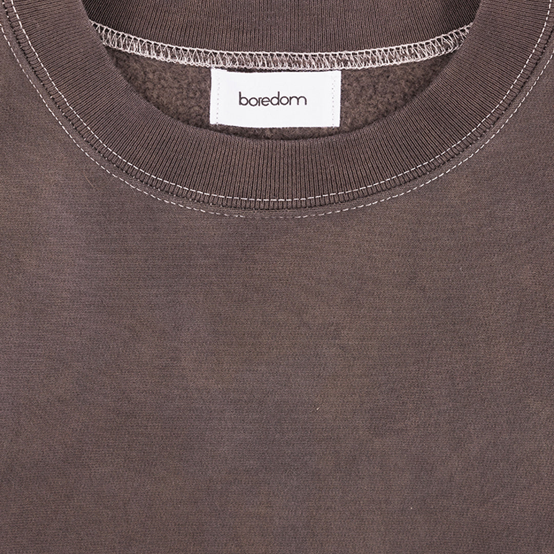 Bucket Blank Crewneck - Espresso Brown