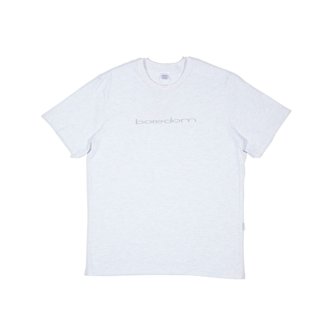 Stretched Word Mark T-Shirt - Ash Grey