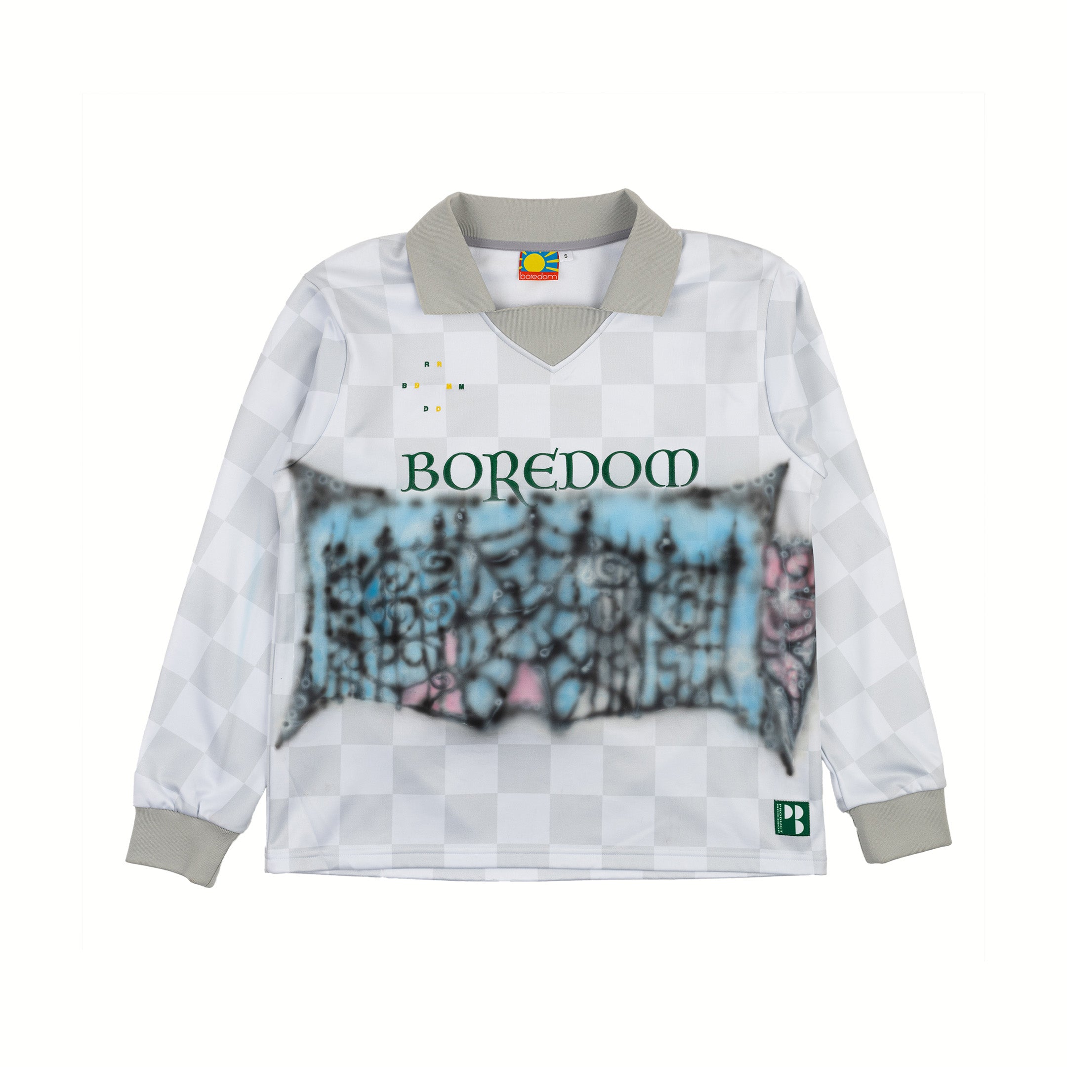 Air Brushed Bootleg Rugby Jersey - White