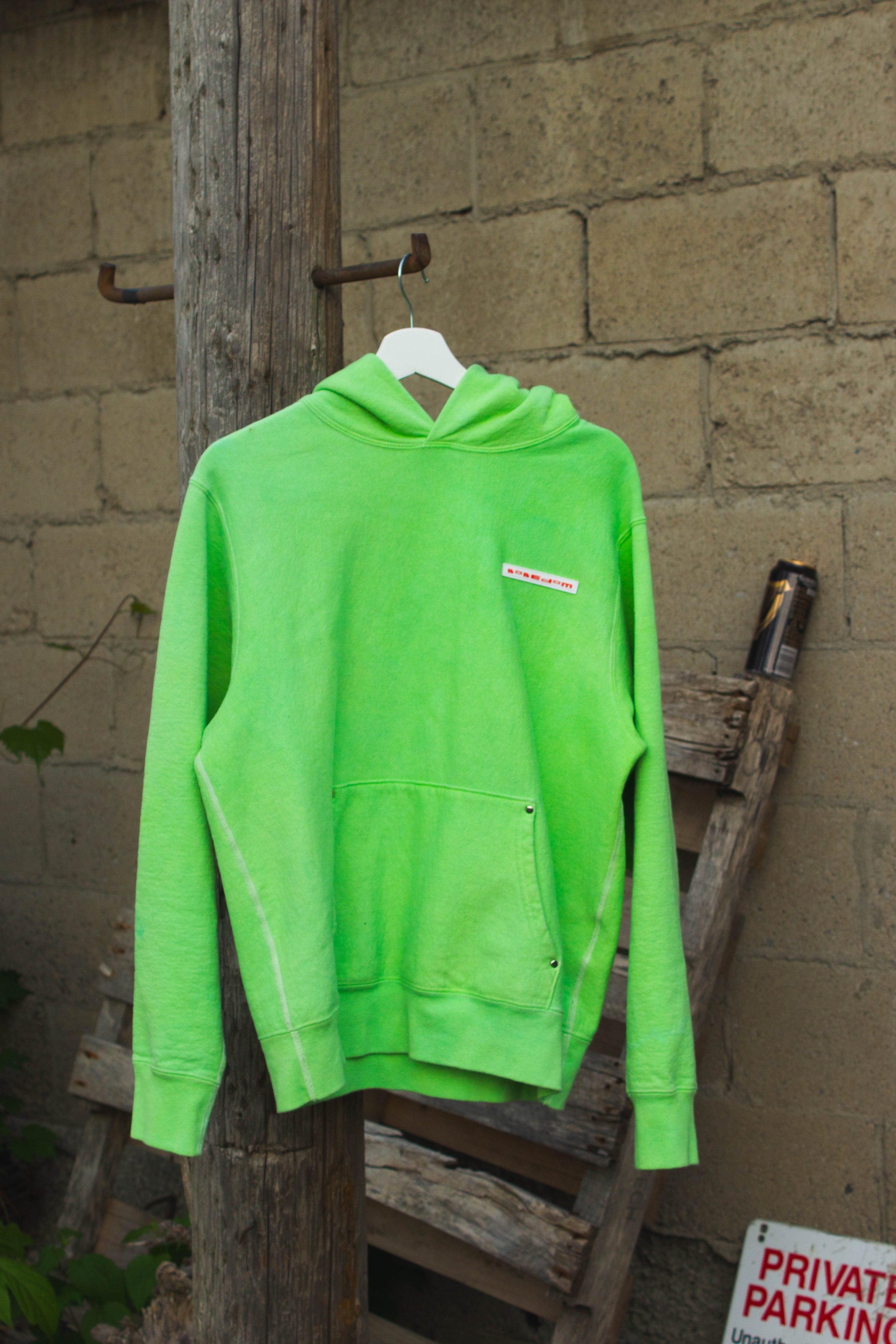Bucket Blank Hoodie - Lime