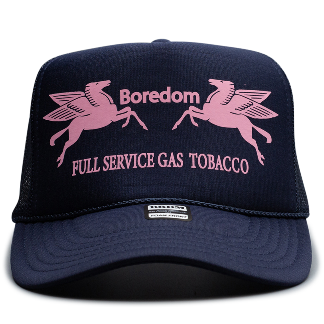 Gas Station Trucker Hat - Pepto Tablet