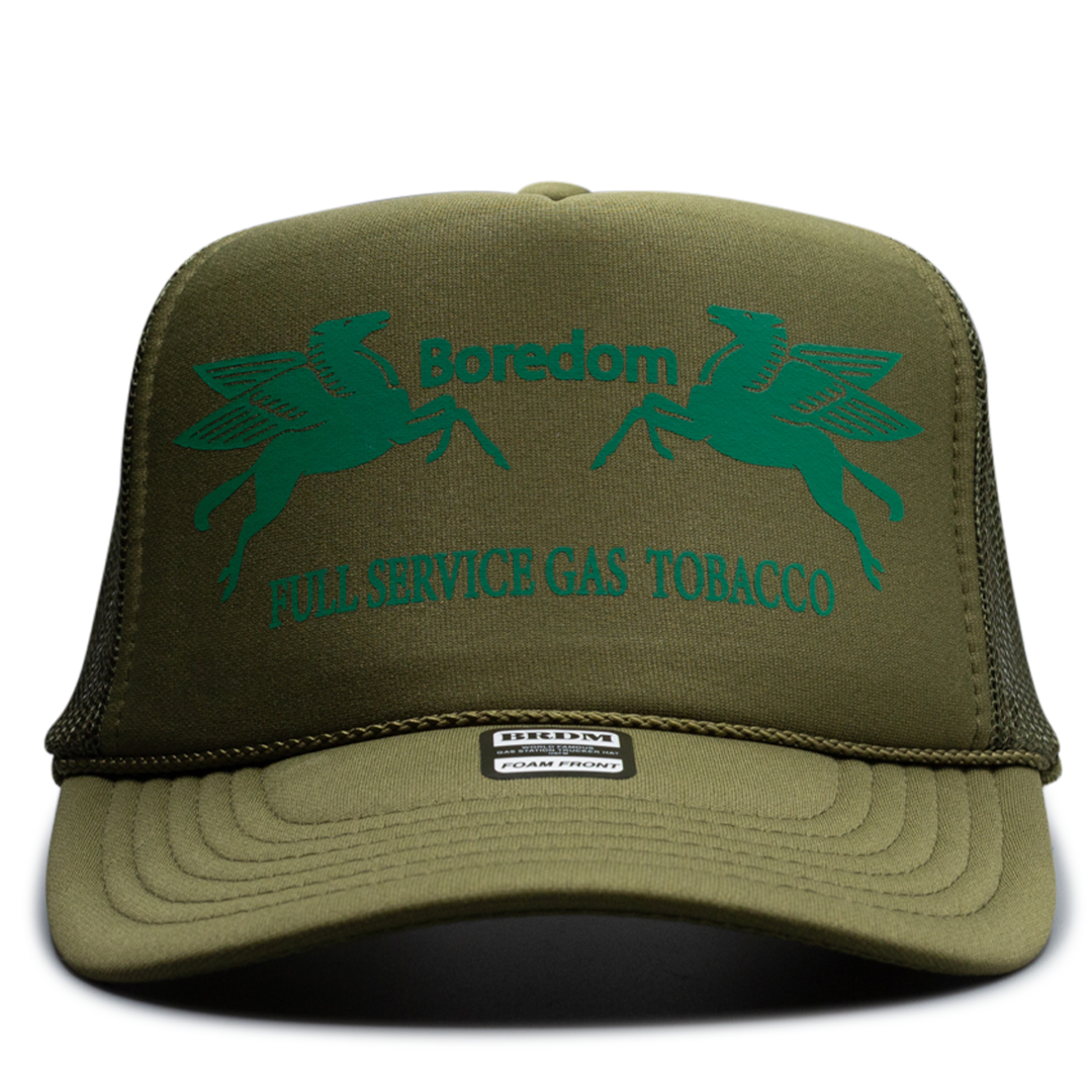 Gas Station Trucker Hat - Spruce Tree