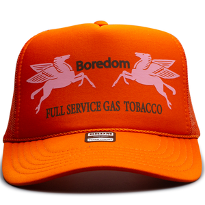 Gas Station Trucker Hat - Orange Juice After Brushing Your Teeth