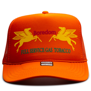 Gas Station Trucker Hat - Island Orange