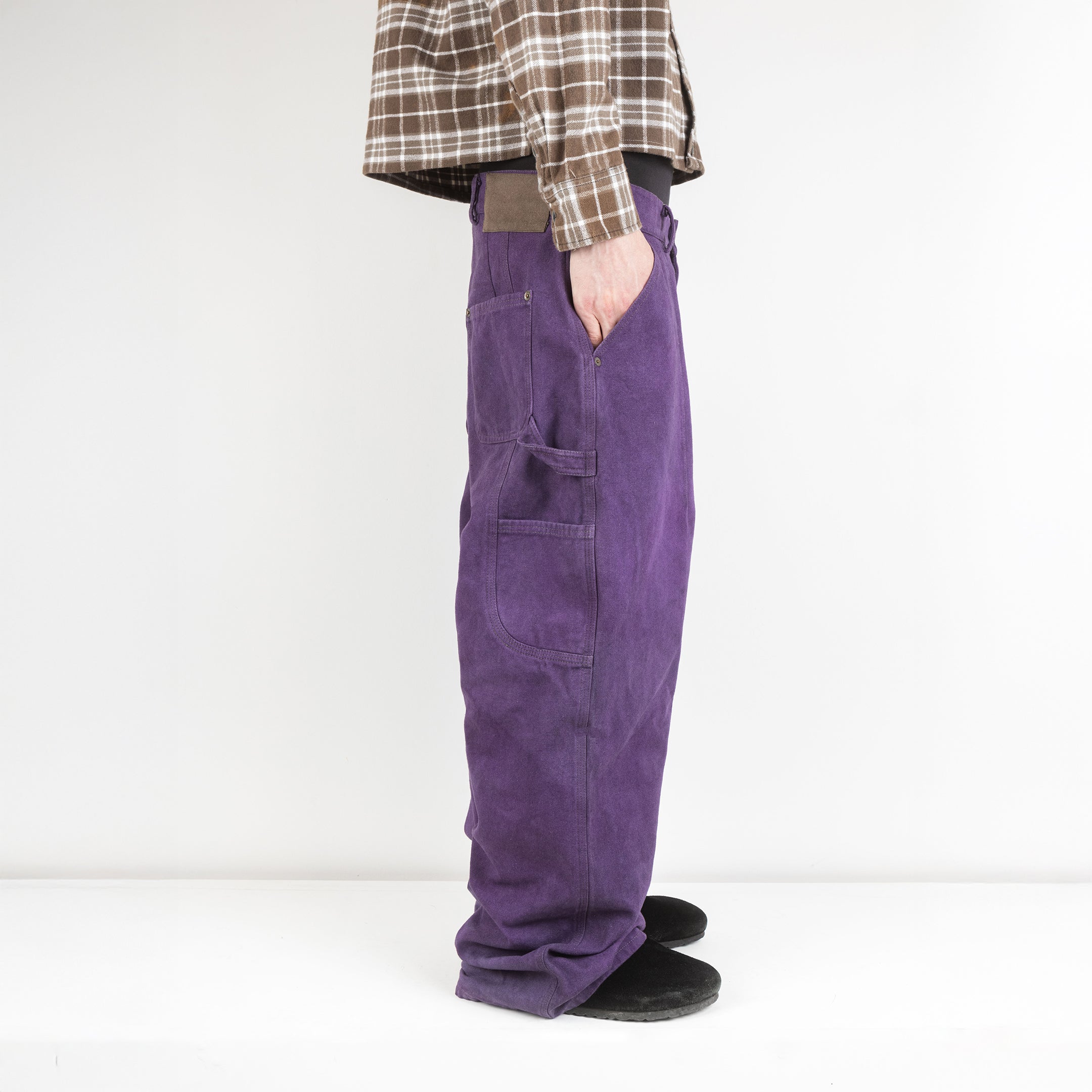 Pleated Work Day Pant - Amethyst