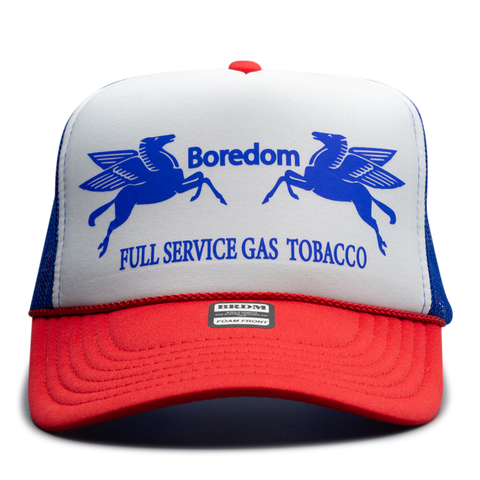 Gas Station Trucker Hat - Blue Airhead