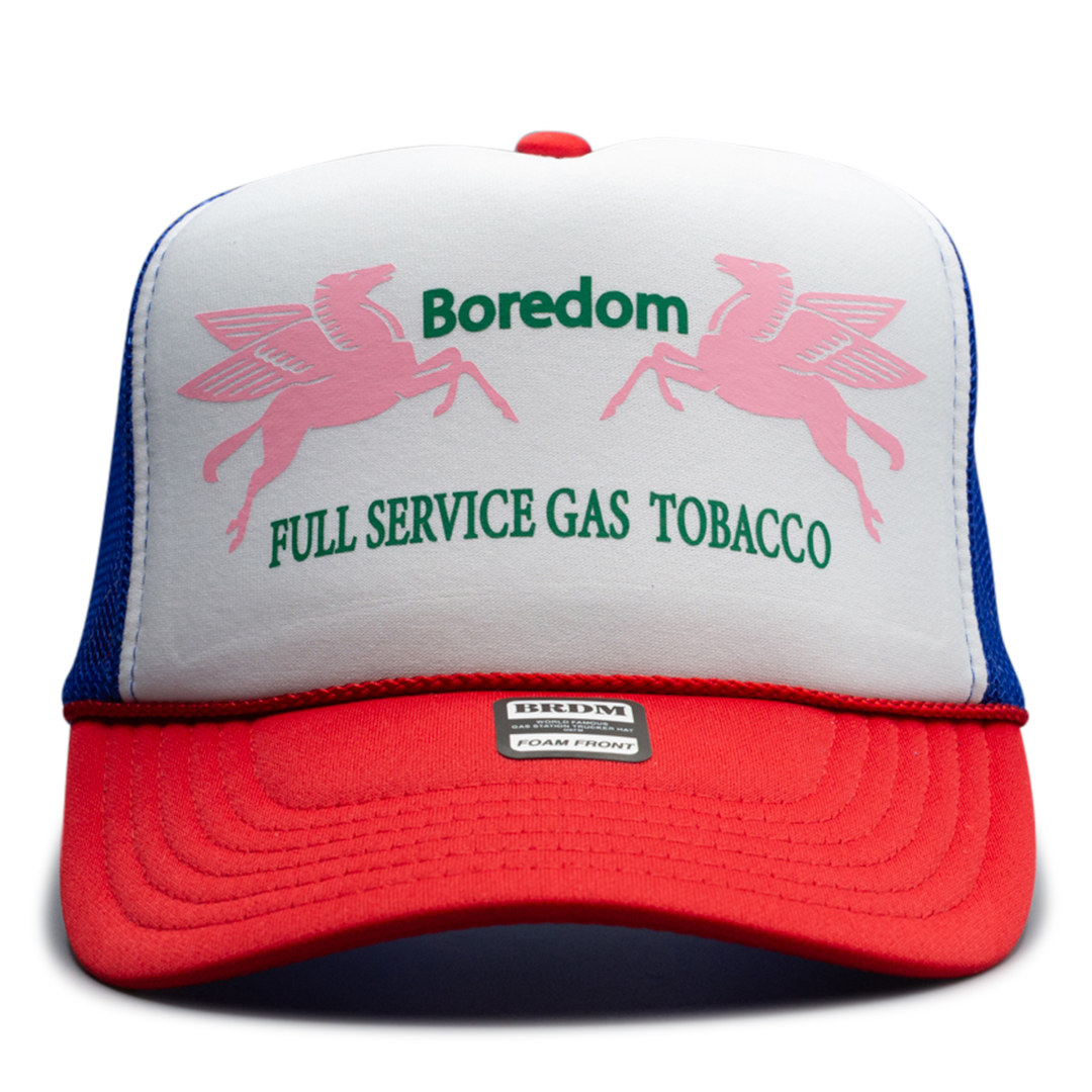 Gas Station Trucker Hat - Gum Ball Machine