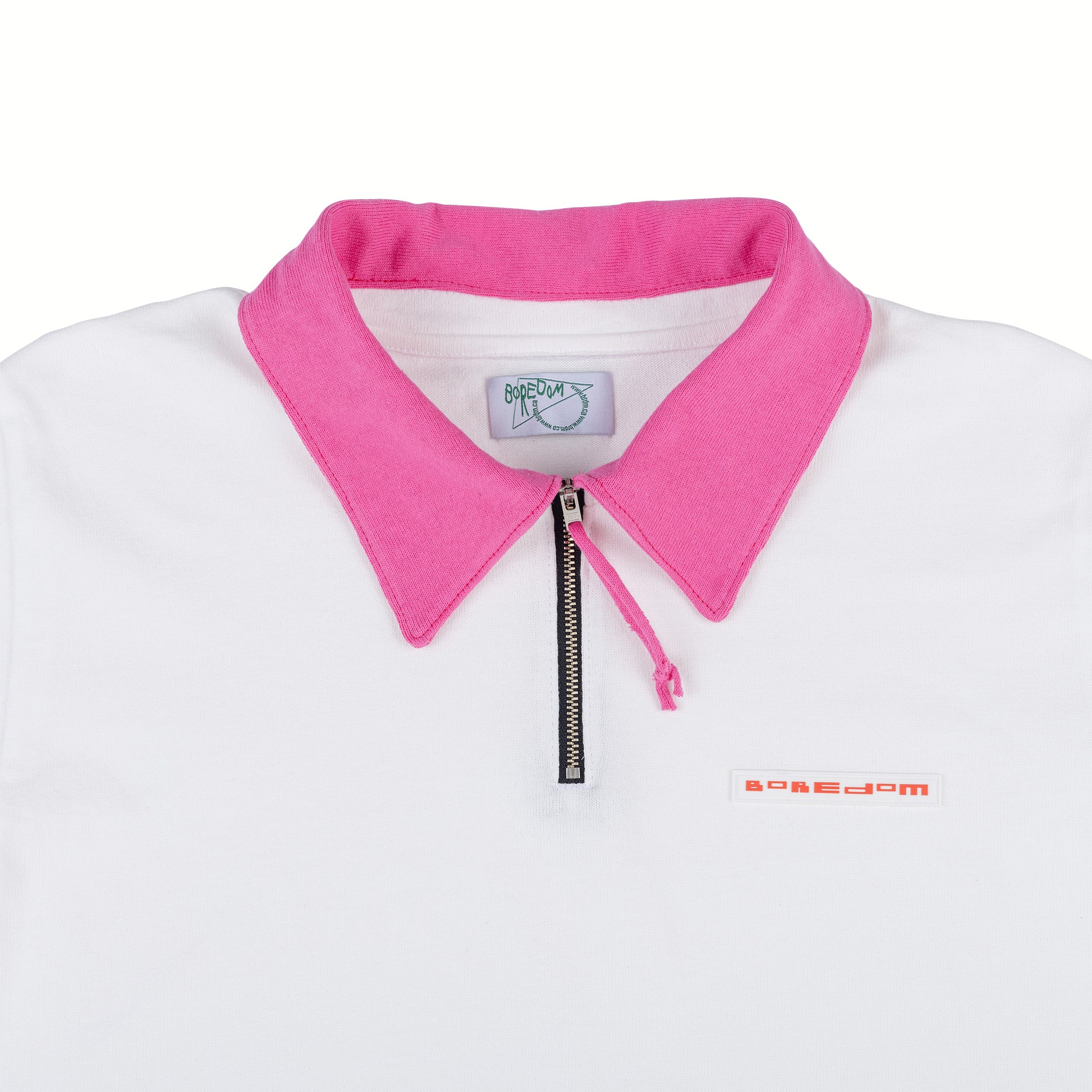 Heavyweight Re-Work Polo - Barbie - L