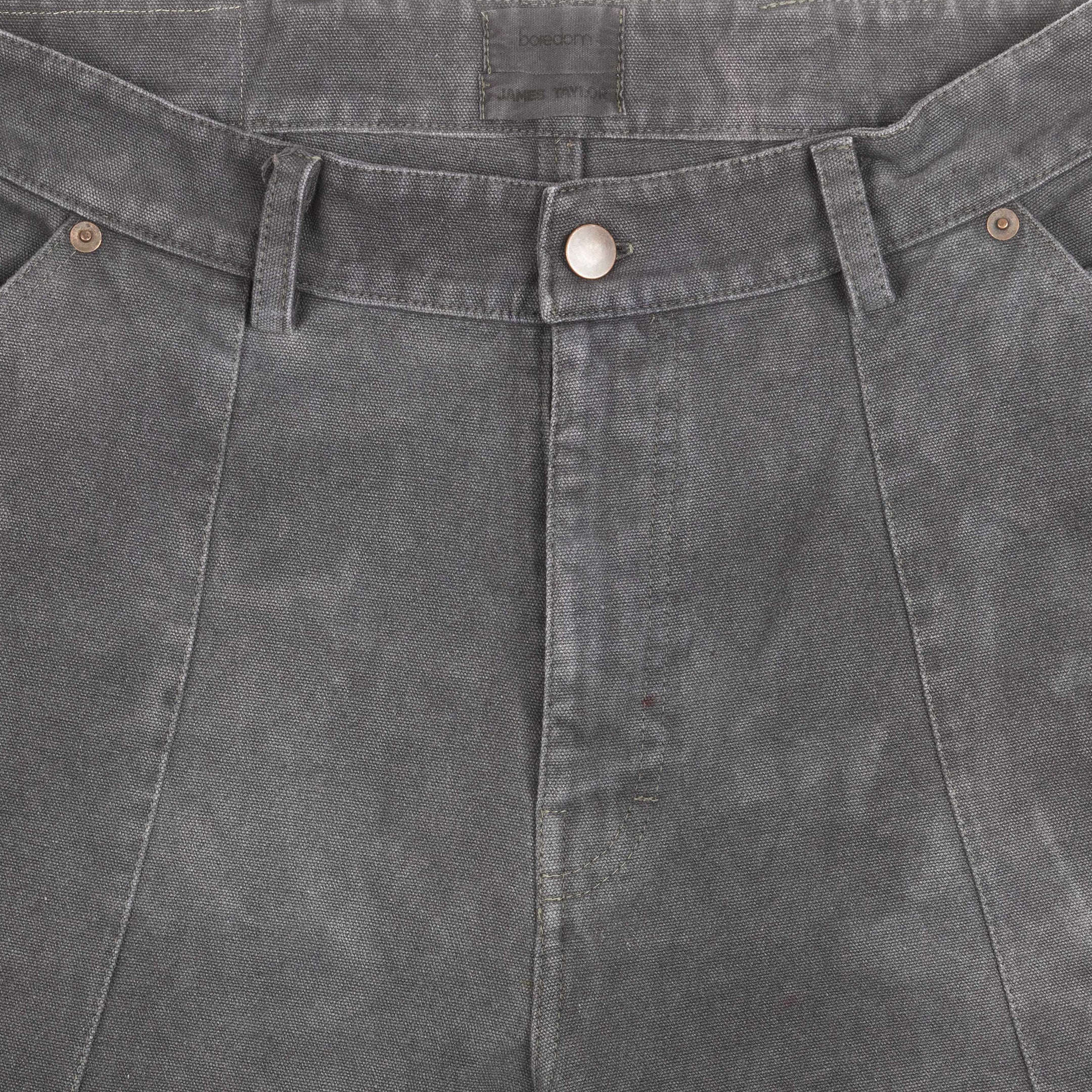 Pleated Work Day Pant - Washed Black