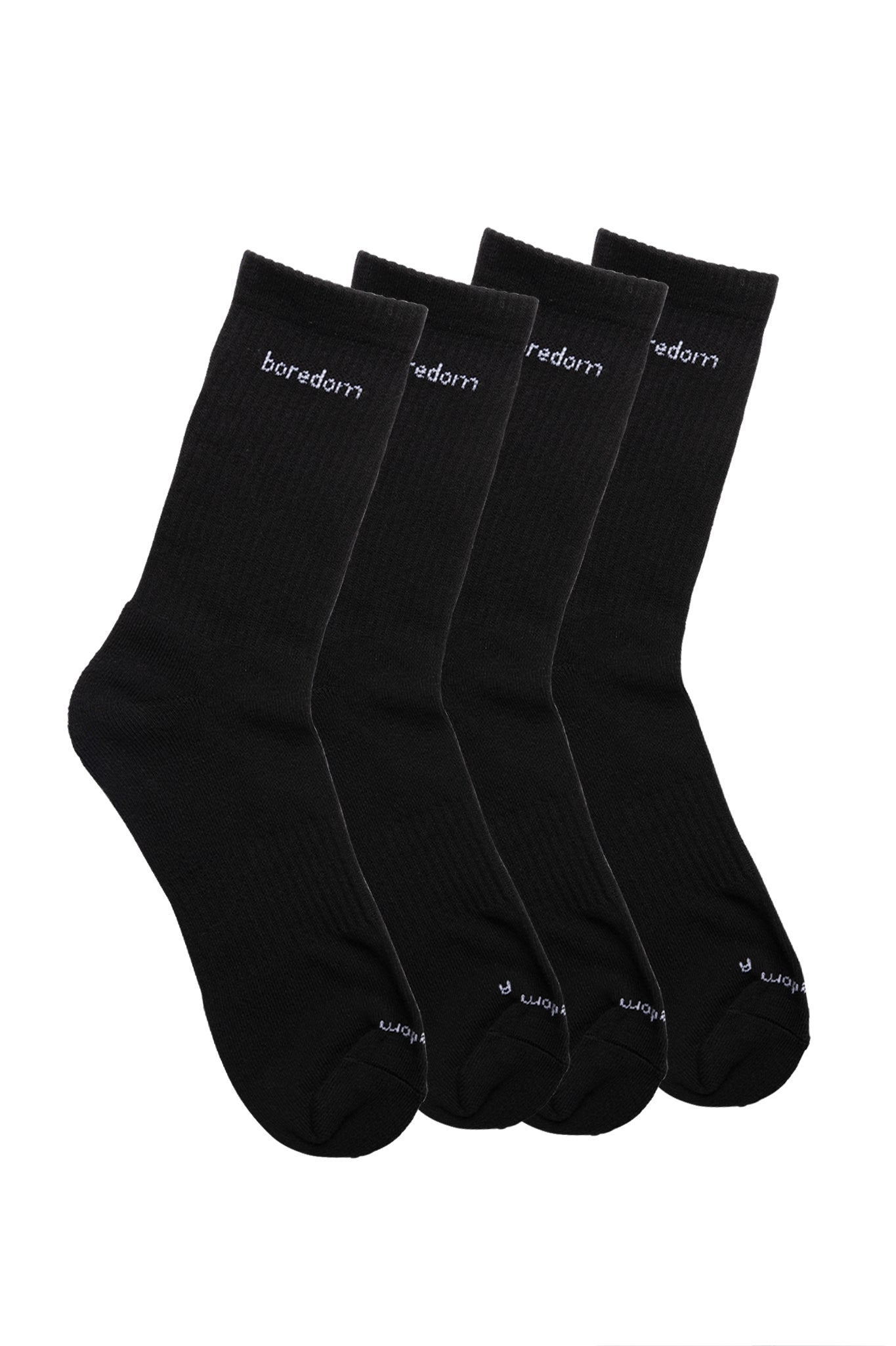 Word Mark 2-Pack of Socks - Black