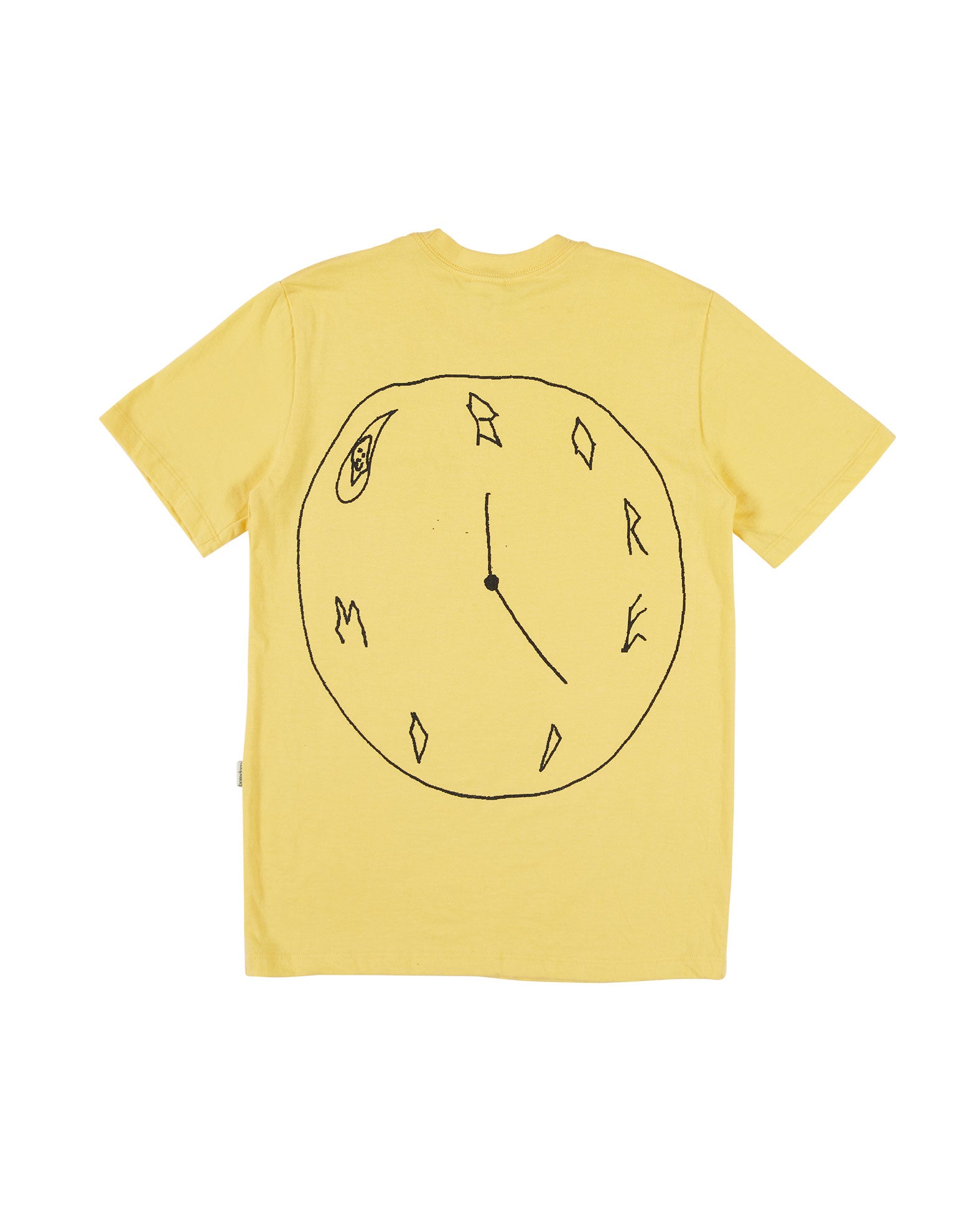 Clock Pocket T-Shirt - Yellow