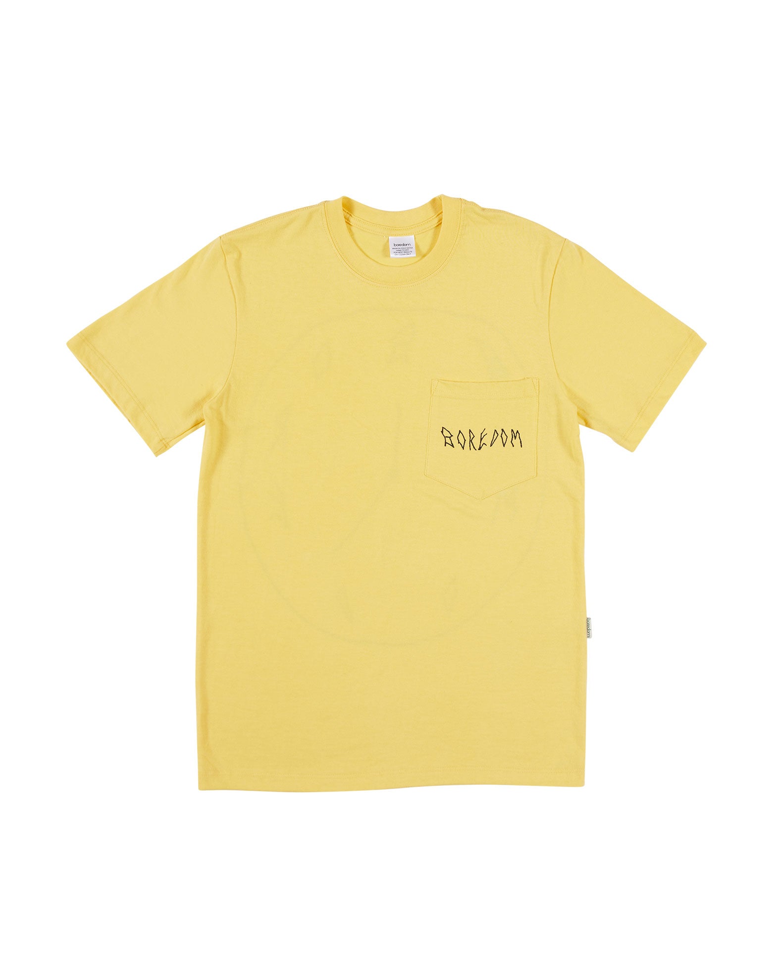 Clock Pocket T-Shirt - Yellow
