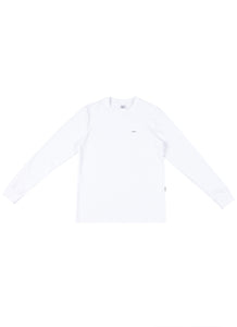 Word Mark Long Sleeve T-Shirt - White