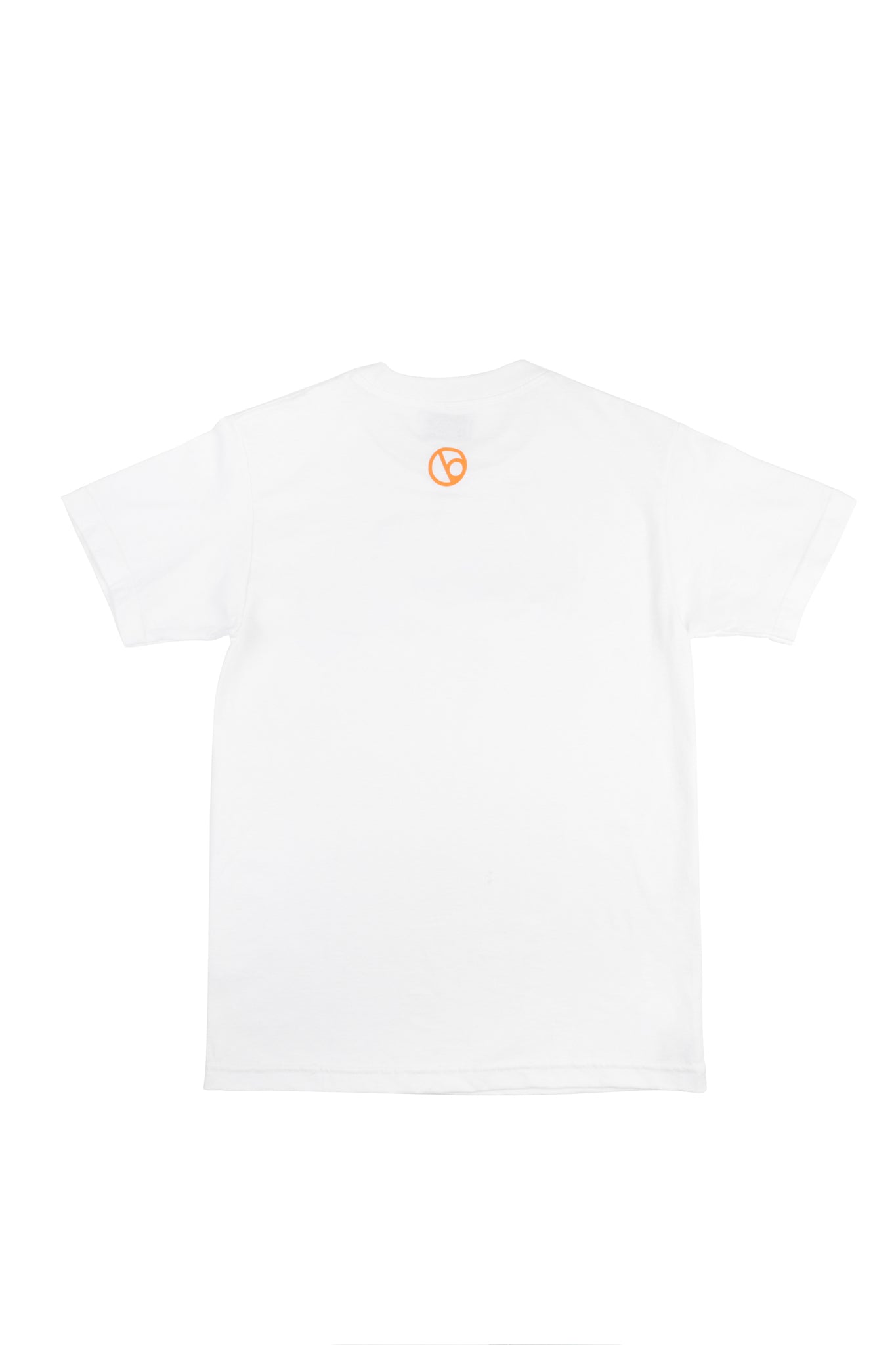 Script Logo T-Shirt - White / Orange