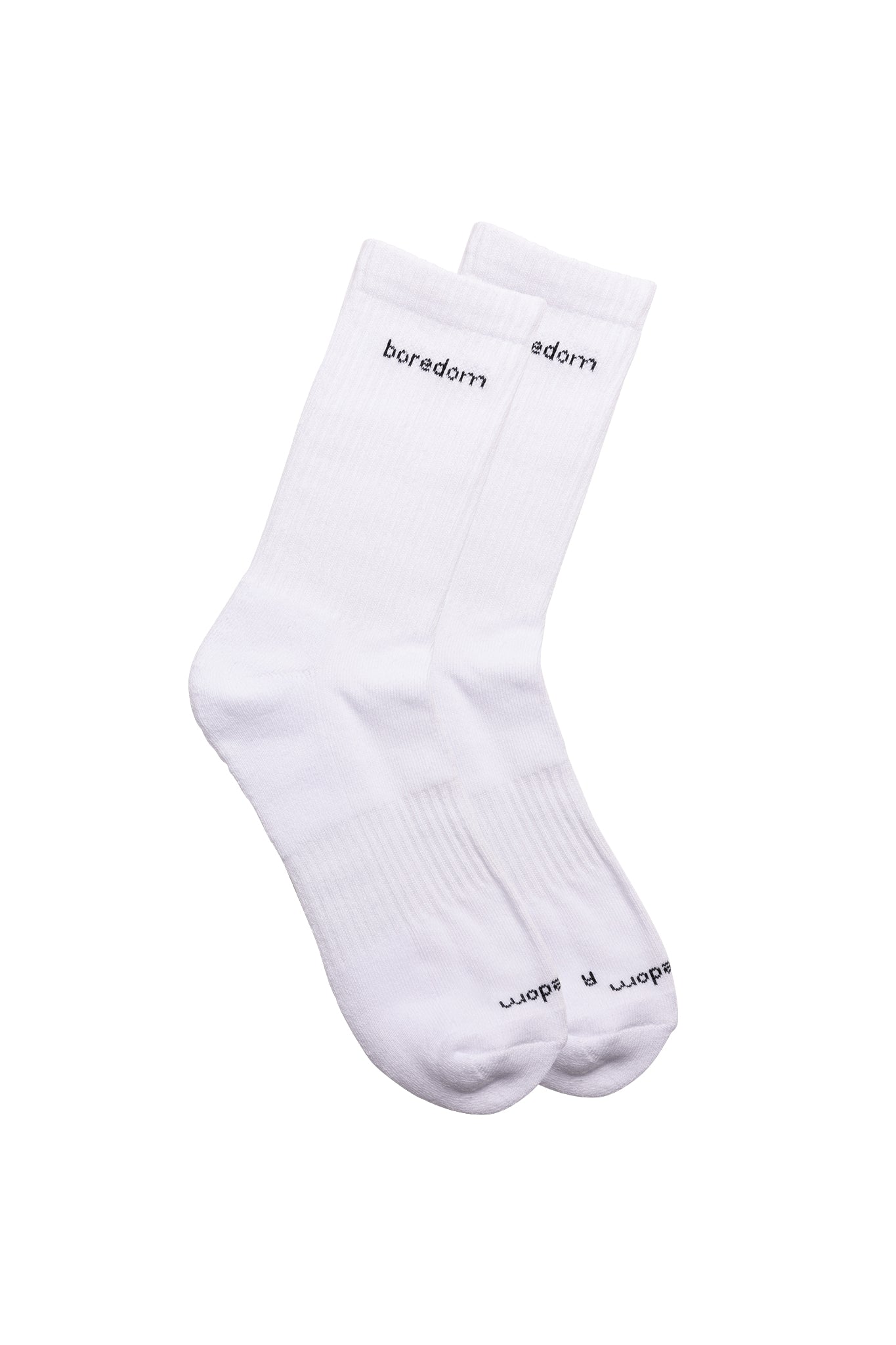 Word Mark 2-Pack of Socks - White