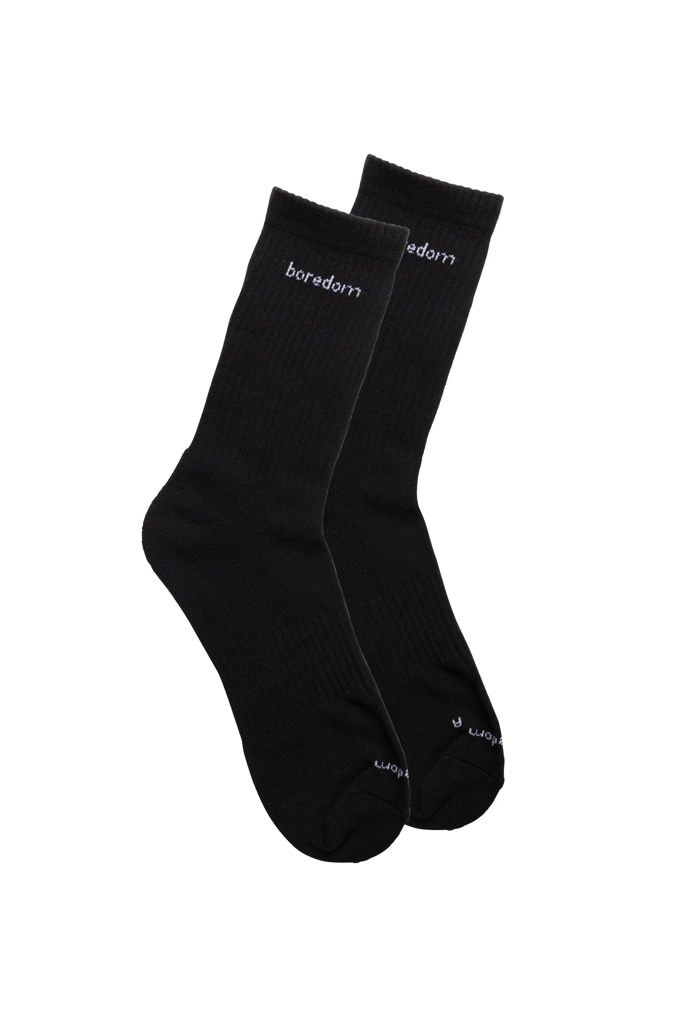 Word Mark 2-Pack of Socks - Black